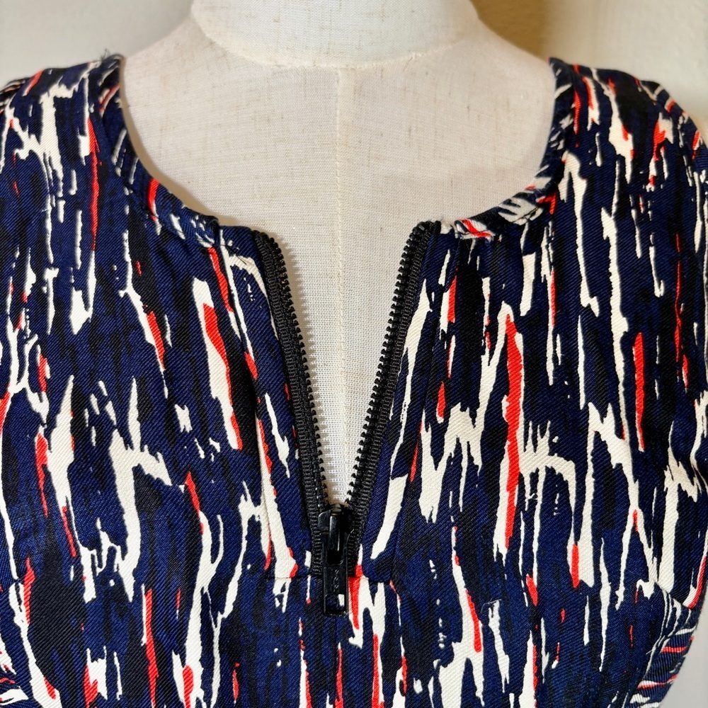 Milly Linen-Silk Blend Mini Dress Size 2 - Picture 4 of 13